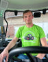 Tracteur Vert Clair t-shirt unisexe