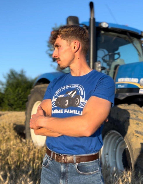 Tracteur Bleu t-shirt unisexe