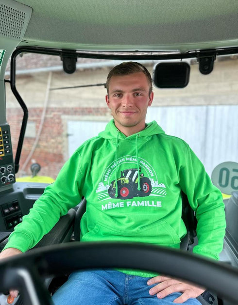 Tracteur Vert Clair pull unisexe