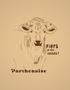 Vache Parthenaise pull unisexe