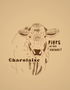 Vache Charolaise t-shirt unisexe
