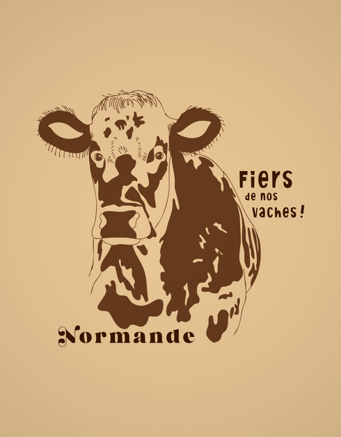 Vache Normande t-shirt unisexe