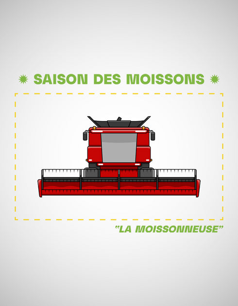 Saison des moissons Rouge pull unisexe