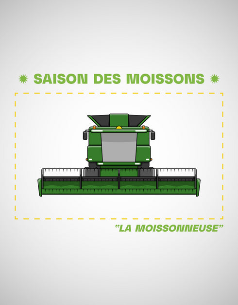 Saison des moissons Verte pull unisexe