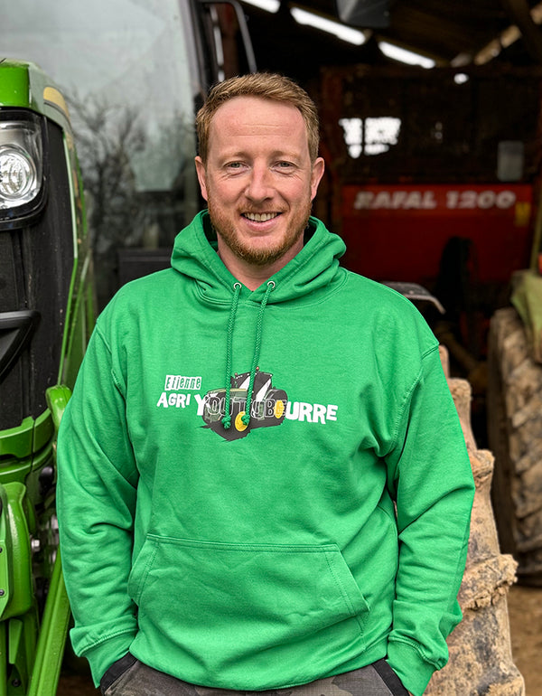 Collaboration pull unisexe Etienne agri youtubeurre