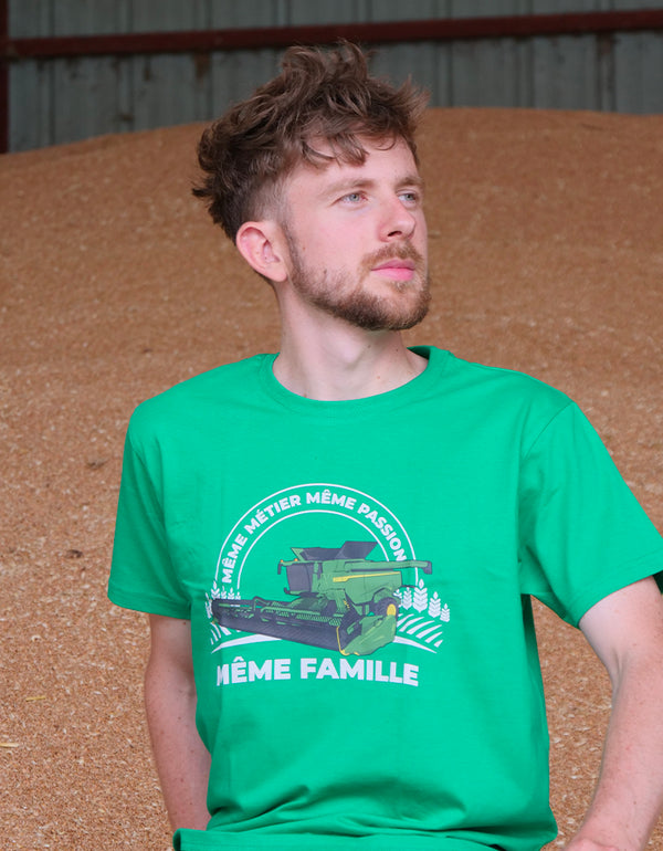Moissonneuse Verte t-shirt unisexe