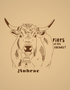 Vache Aubrac t-shirt unisexe