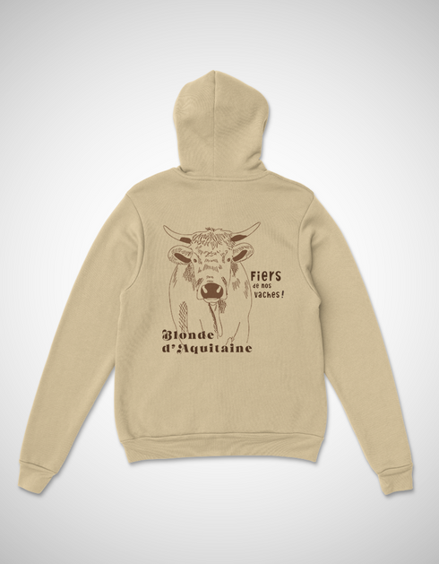 Vache Blonde d'Aquitaine pull unisexe