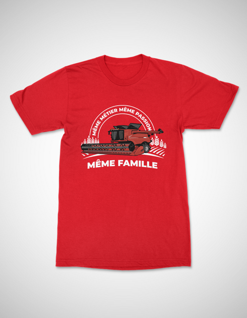 Moissonneuse Rouge t-shirt unisexe