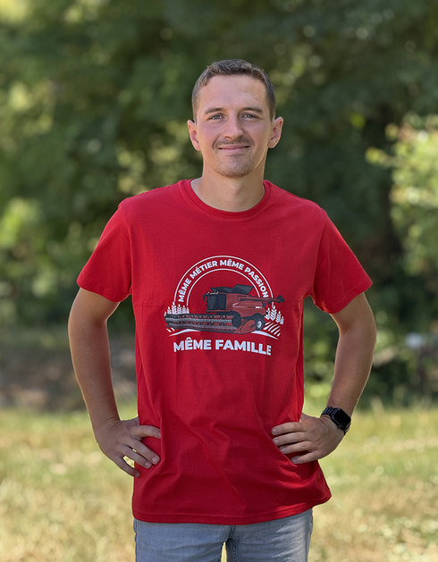Moissonneuse Rouge t-shirt unisexe