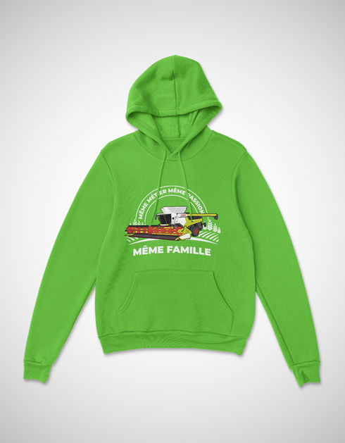 Moissonneuse Blanche et Verte pull unisexe