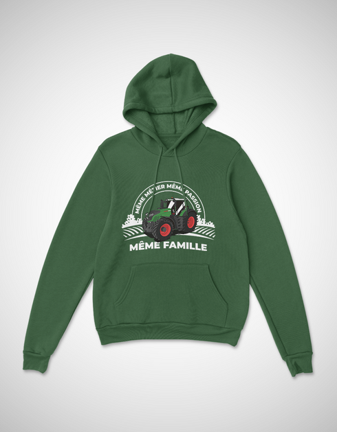 Tracteur Vert Foncé pull unisexe