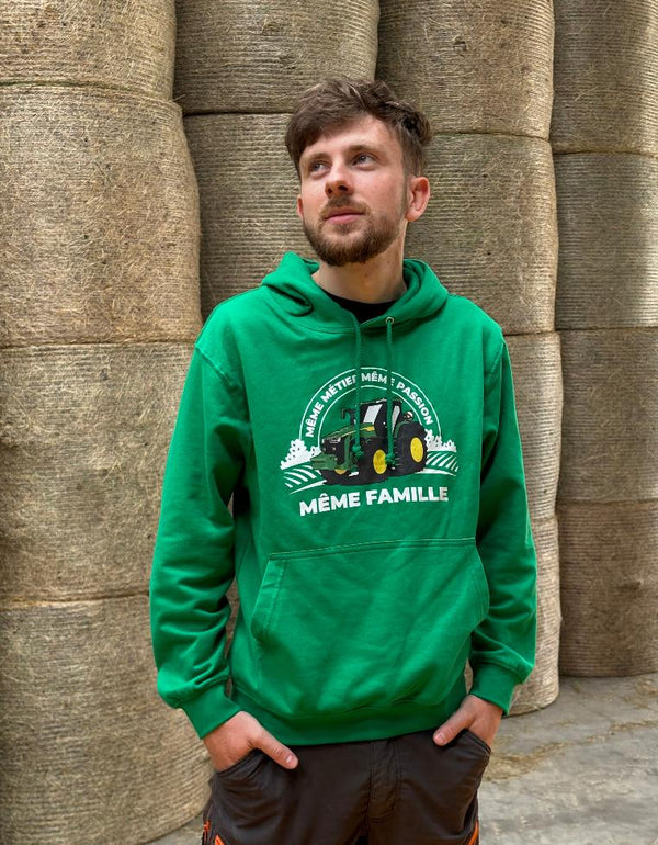 Tracteur Vert pull unisexe