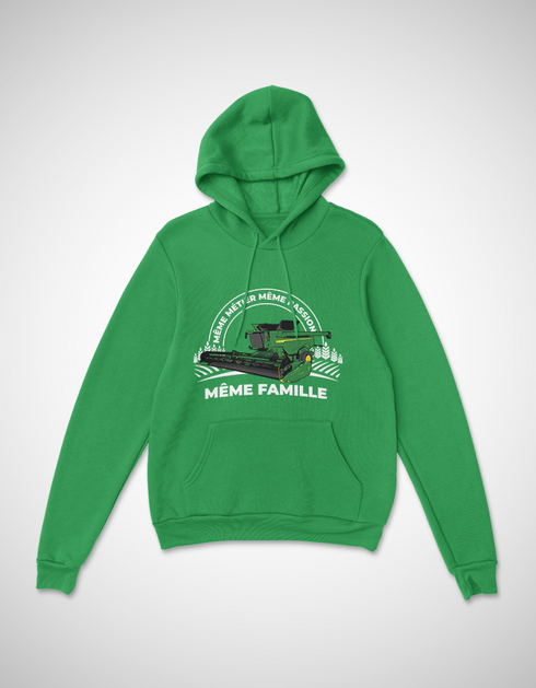 Moissonneuse Verte pull unisexe
