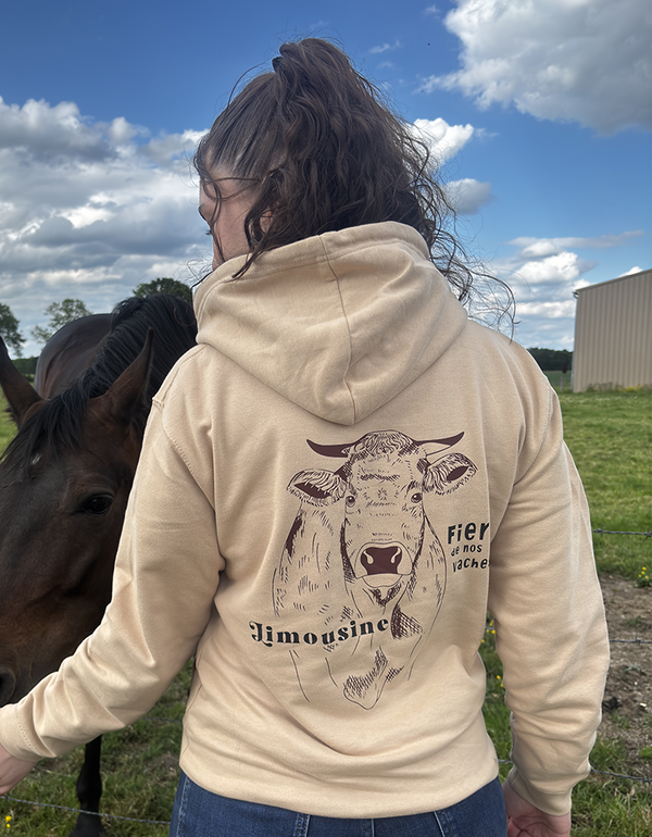 Vache Limousine pull unisexe