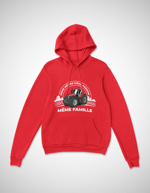 Tracteur Rouge pull unisexe