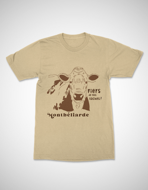 Vache Montbéliarde t-shirt unisexe