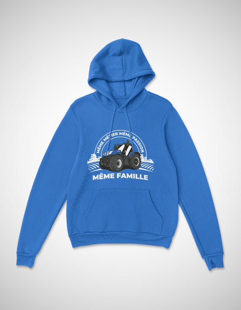 Tracteur Bleu pull unisexe