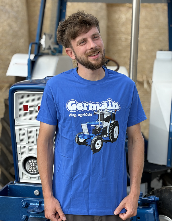 Collaboration t-shirt unisexe Germain Vlog Agricole