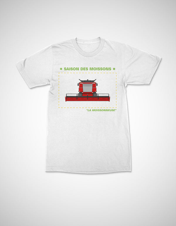 Saison des moissons Rouge t-shirt unisexe