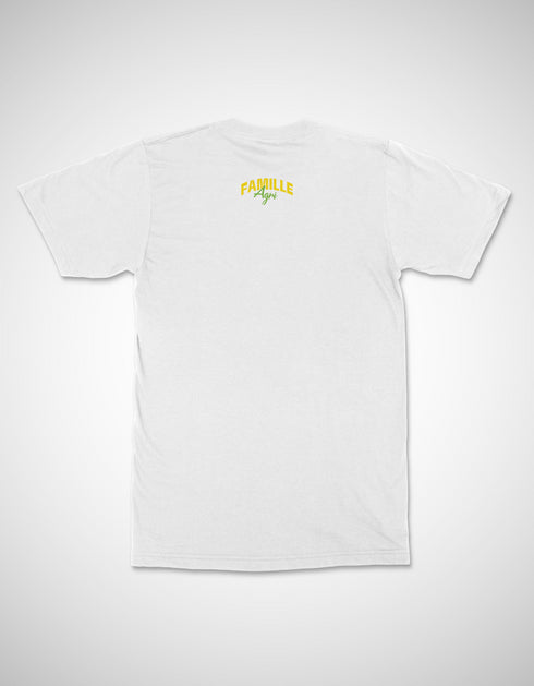 Tracteur Blanc t-shirt unisexe